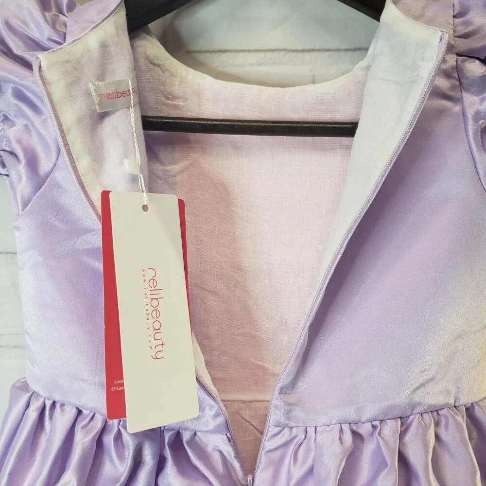 Nice New Disney Jr Sofia the First Purple Dress Costume size 3-5yrs